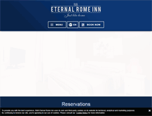 Tablet Screenshot of eternalromeinn.com